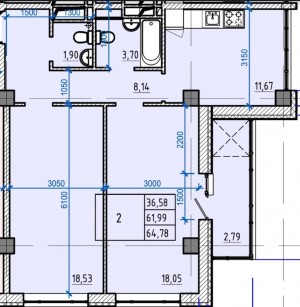 ул. Авиационная, 39 (г. Харьков, Дзержинский район) - Продається квартира в новобудові, 2785540 грн. - АФНУ