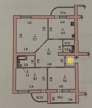 ул. Садовая (г. Николаев, Центральный район) - Продається квартира, 58000 $ - АФНУ