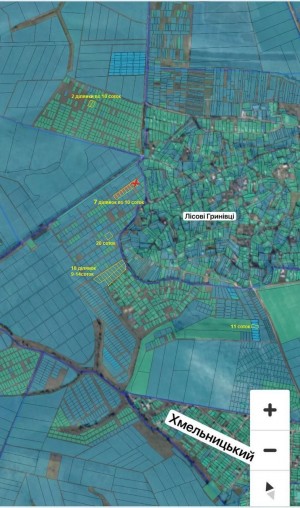 на Видрові Доли (с. Лесовые Гриновцы, Хмельницкий район) - Продається сільськогосподарська ділянка, 500 $ за сотку - АФНУ