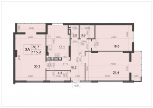 пр. Соборности, 22 б (г. Луцк) - Продається квартира, 24000 грн. за кв.м. - АФНУ