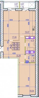 ул. Клочковская, 98а (г. Харьков, Дзержинский район) - Продається квартира в новобудові, 2526720 грн. - АФНУ